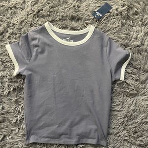 Really soft purple crop top from Hollister